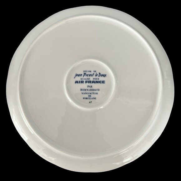 RARE Air France Concorde Porcelain Plate & Bowl Set by Jean Picart Le Doux -1975 - Picture 5 of 7
